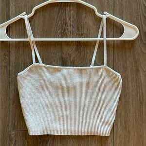 Aritzia Babaton Sculpt Knot Cropped Tank